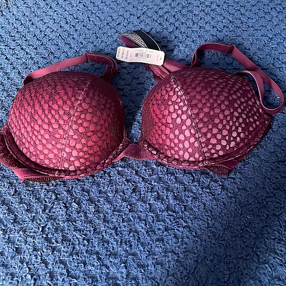 Maroon Victoria’s Secret Bra, Size 34A